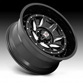 XD Series XD866 Outlander Gloss Black Milled Custom Truck Wheels 2